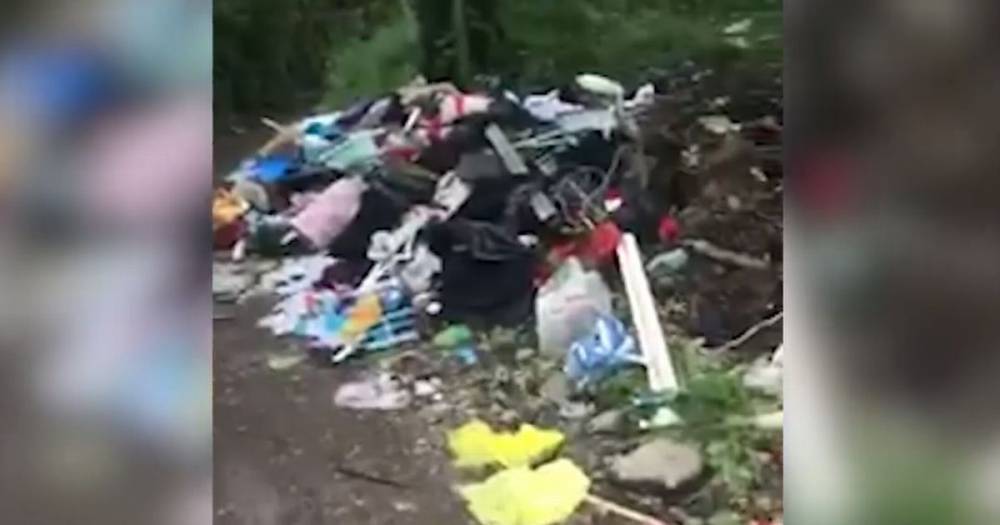Anger after huge pile of rubbish dumped near pub - www.manchestereveningnews.co.uk
