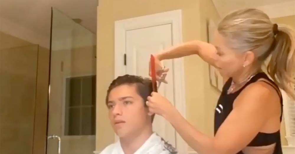 Kelly Ripa Is a Master Haircutter, Snipping Her Son Joaquin’s Hair While Stuck at Home Due to COVID-19 - www.usmagazine.com