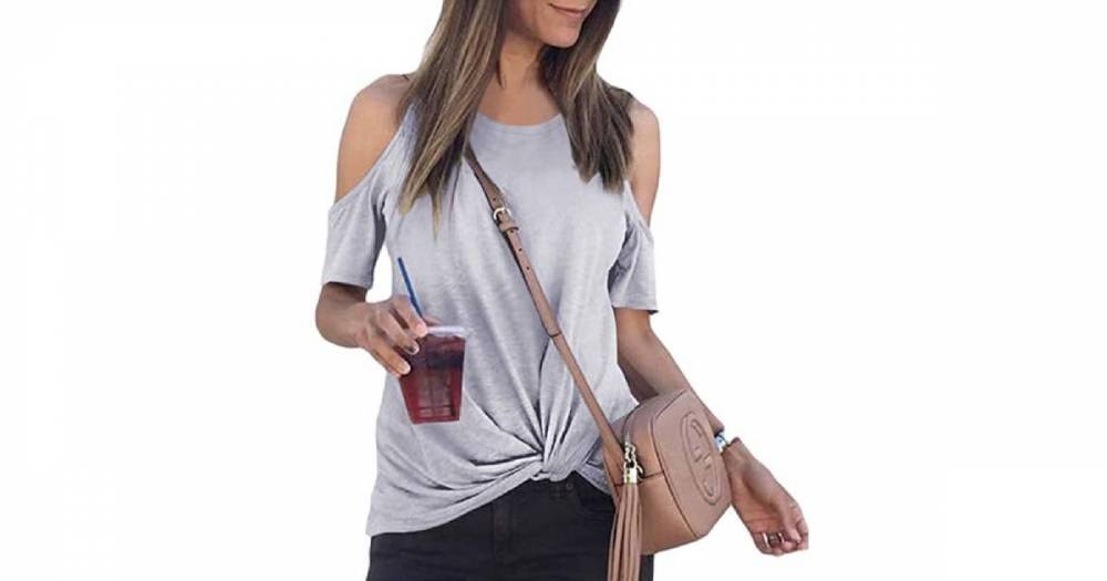 These Casual Twist-Front Tops Go With Everything in Your Closet - www.usmagazine.com