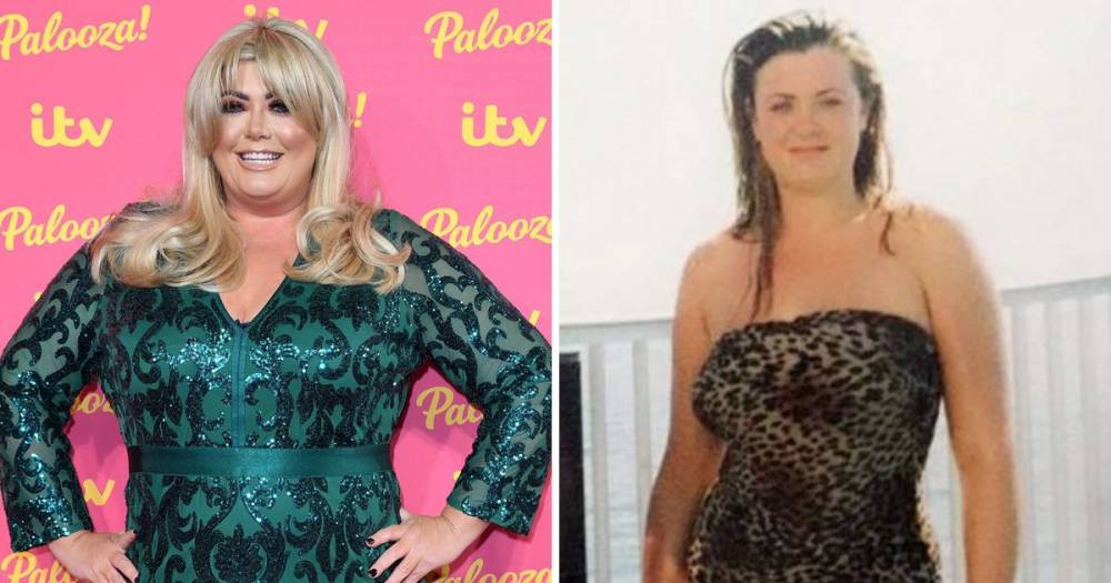 Gemma Collins shows off slim figure in leopard print swimsuit in another throwback snap from her 20s - www.ok.co.uk