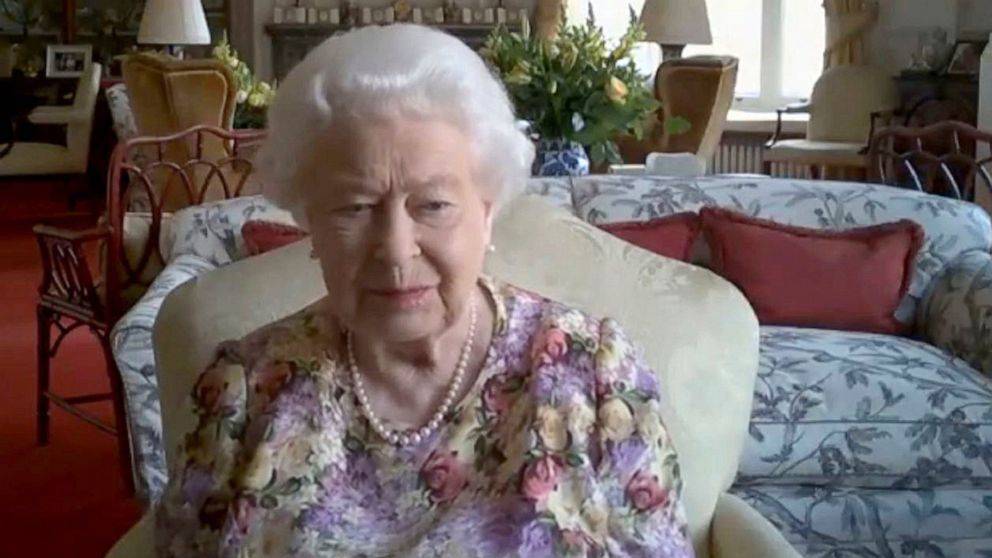 Queen Elizabeth takes part in first public video call - abcnews.go.com
