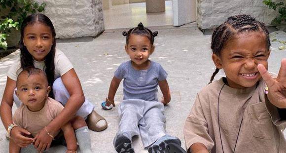 Kim Kardashian shares a picture of her little munchkins; Calls them 'My whole heart' - www.pinkvilla.com - Chicago