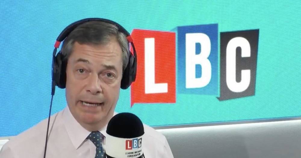 Nigel Farage to leave LBC with 'immediate effect' after controversial Black Lives Matter comments - www.dailyrecord.co.uk - Britain