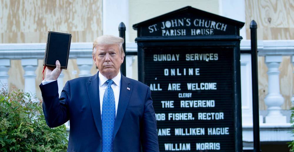 Donald Trump Slammed By Bishop for Using St. John's Church as a 'Prop' for Photo Opp - www.justjared.com - Washington - Washington