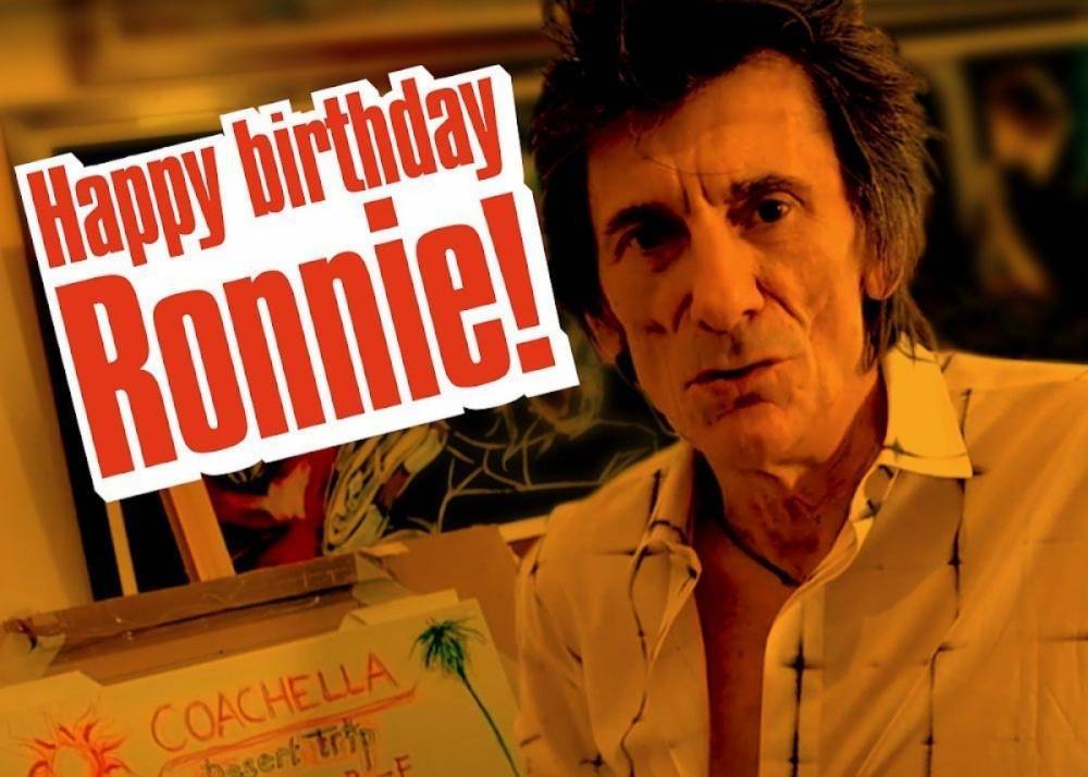 Happy Birthday Ronnie Wood — Rolling Stones Guitarist Is 73 - celebrityinsider.org