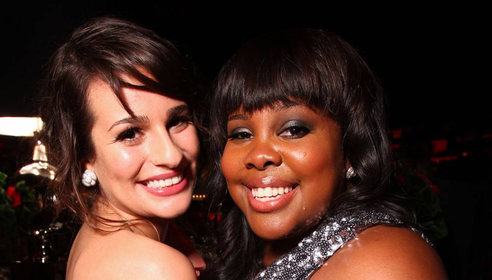 Amber Riley Is Sipping Her Tea Amid the Lea Michele Allegations - www.justjared.com