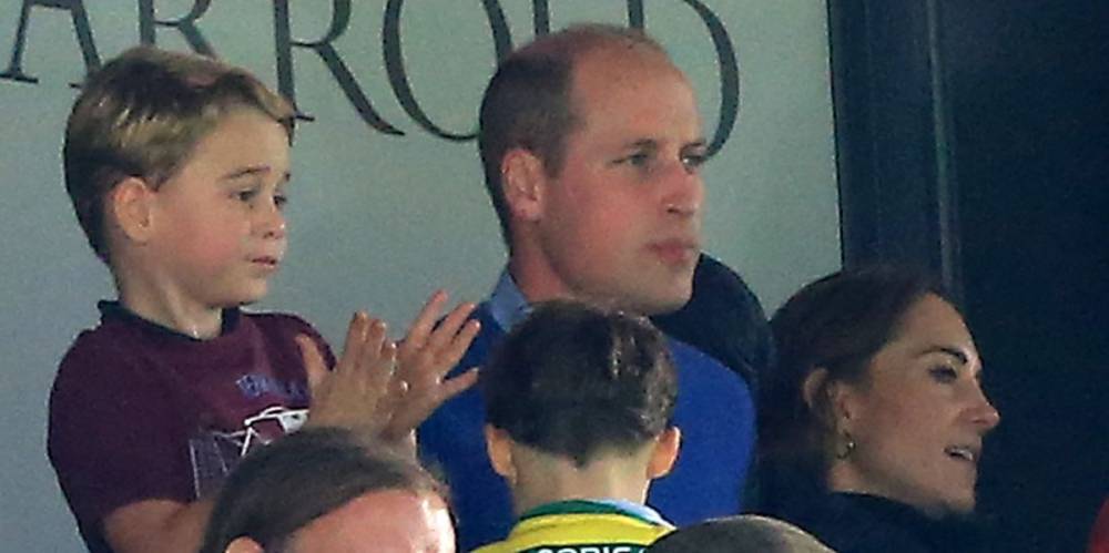 Prince William Had to Rein in Prince George's Cheering at His First Professional Soccer Game - www.marieclaire.com - city Norwich - Charlotte - county Will