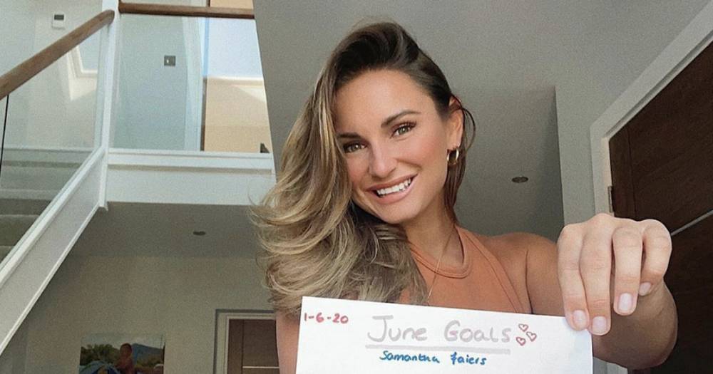 Sam Faiers reveals her June goals list including how to 'learn to say no' and 'forgive and let go' - www.ok.co.uk