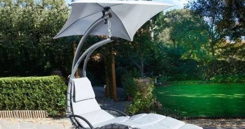 B&M's sun lounger with built-in umbrella is back for summer 2020 - and bargain hunters love it - www.dailyrecord.co.uk