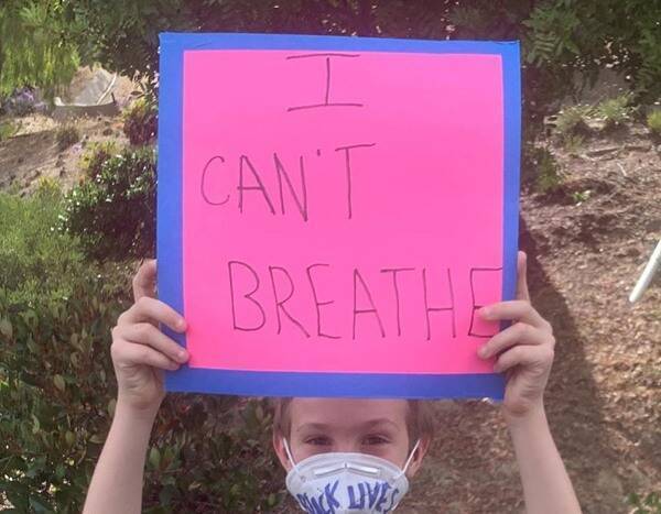 January Jones Shares Photo of 8-Year-Old Son Participating in Black Lives Matter Protest - www.eonline.com - Minneapolis