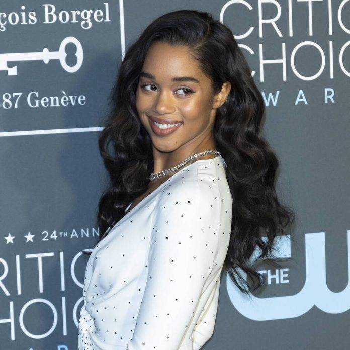 Laura Harrier treated herself to designer dress for virtual birthday celebrations - www.peoplemagazine.co.za