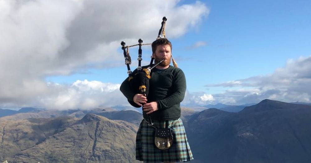 Meet the Munro scaling bagpiper who wants to spread a little positivity in these trying times - www.dailyrecord.co.uk - Scotland