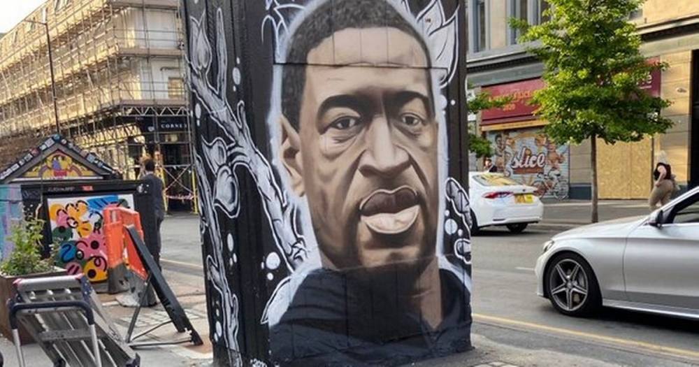 A George Floyd mural has appeared in the Northern Quarter - www.manchestereveningnews.co.uk - Minnesota - USA