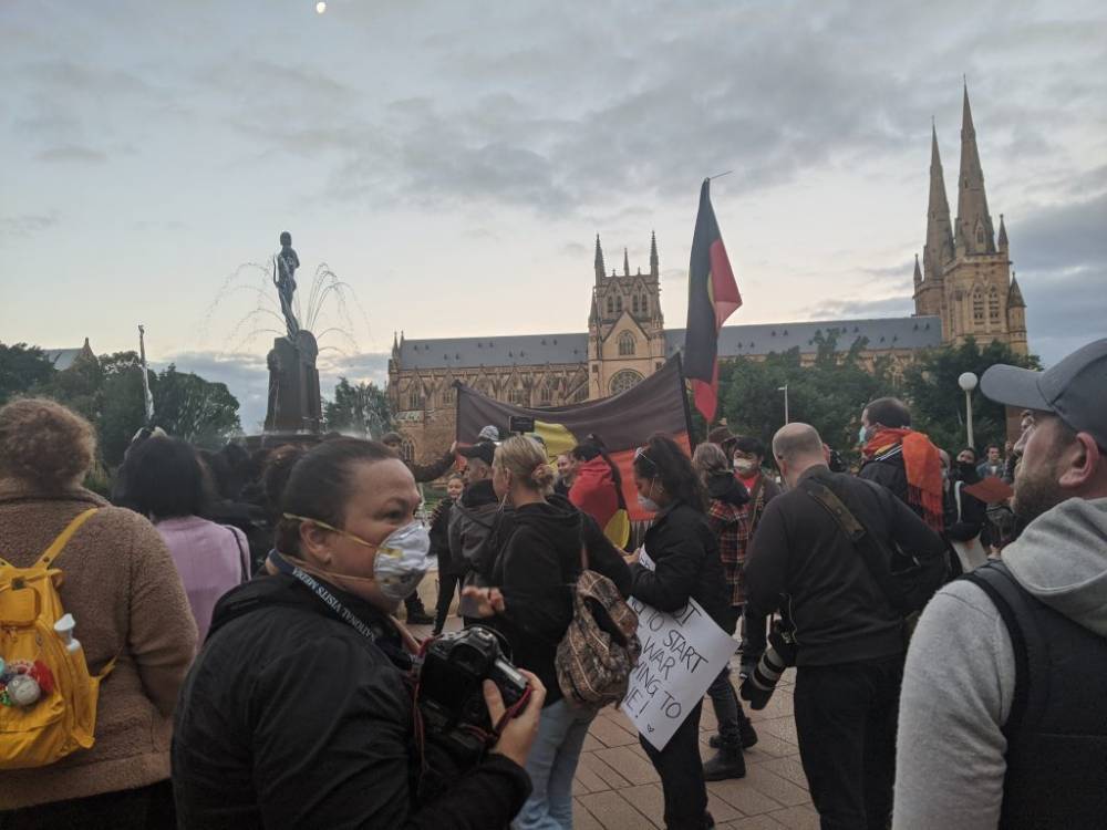 Hundreds Attend Sydney’s ‘Black Lives Matter’ Protest - www.starobserver.com.au - Australia - USA - Minneapolis - county Hyde
