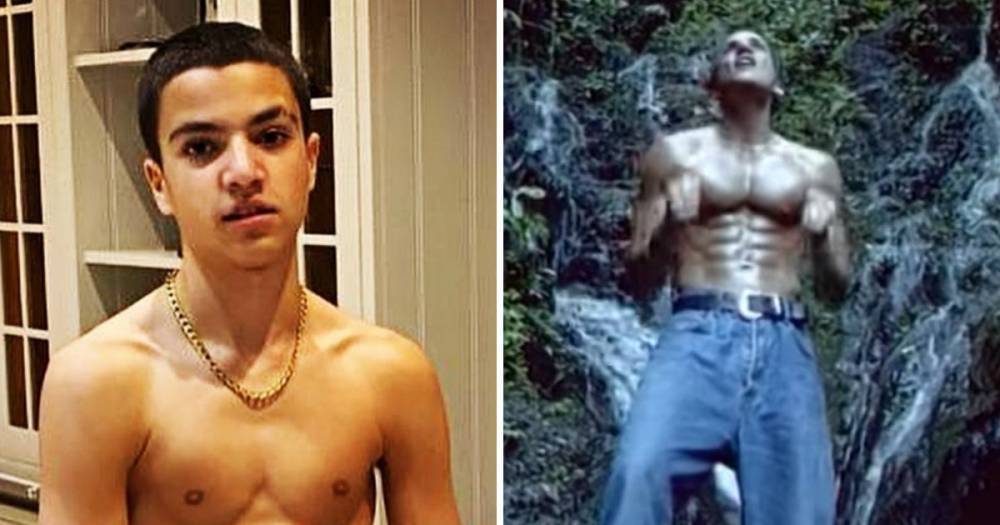 Peter Andre's fans say Junior, 14, looks just like his dad in Mysterious Girl video after posting snap - www.ok.co.uk - Britain