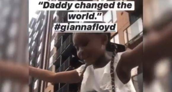 George Floyd's 6 year old daughter exclaims 'Daddy has changed the world' in a video; Watch - www.pinkvilla.com