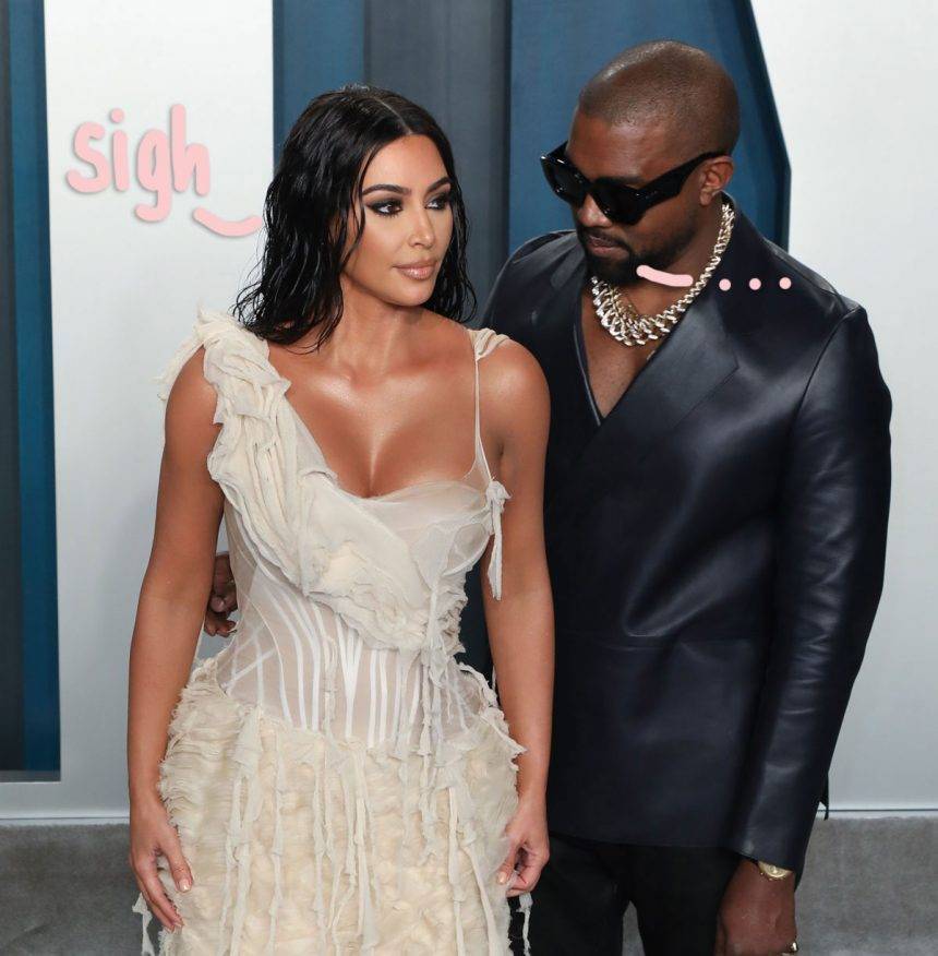 Kim Kardashian & Kanye West Are Still ‘On Different Pages’ During Quarantine! - perezhilton.com