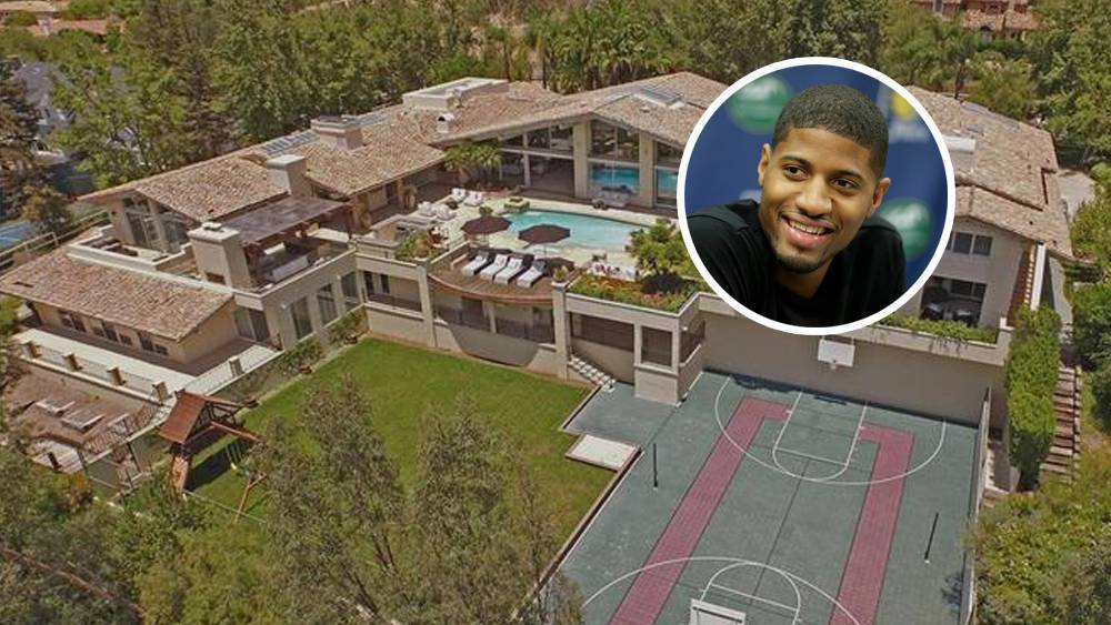 Paul George Lists Basketball Court-Equipped Hidden Hills Mansion - variety.com - Los Angeles - city Downtown - city San Fernando