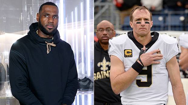 LeBron James Goes Off On Drew Brees For Not ‘Agreeing’ With NFL Players Kneeling: ‘Wow, Man’ - hollywoodlife.com - New Orleans
