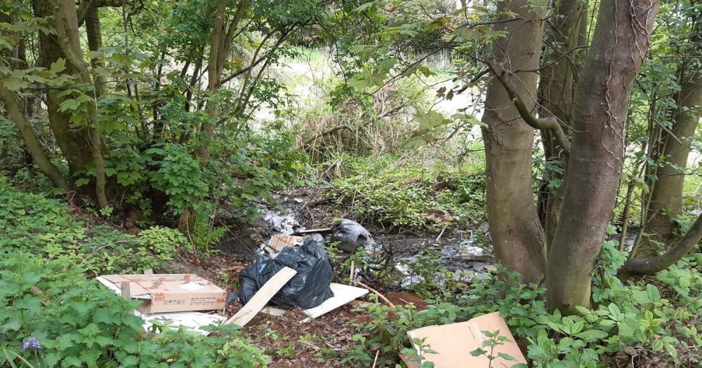 Flytippers will still face penalties during lockdown, council warns as residents hit with fines - www.manchestereveningnews.co.uk - city Wigan