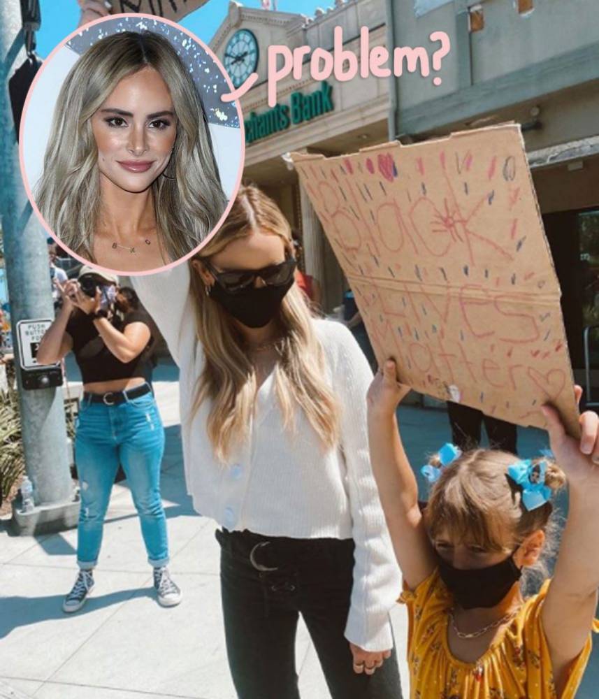 Bachelor Alum Amanda Stanton Reacts To Fan Who Accused Her Of Protesting With Her Kids For ‘Fame’ - perezhilton.com - California - county Newport