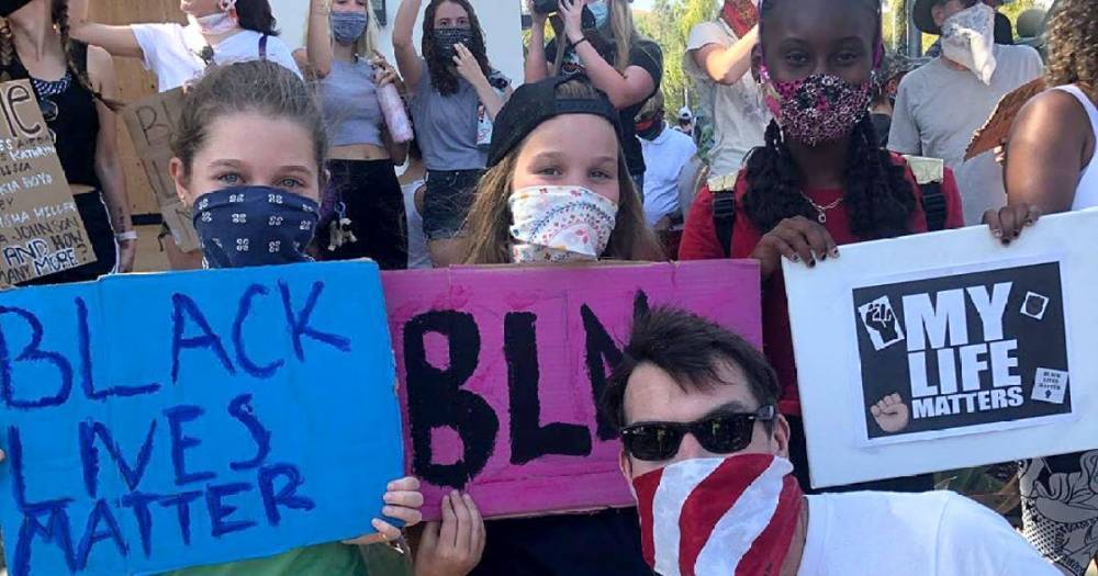Celebrity Parents Bringing Their Children to Protests Supporting Black Lives Matter Movement - www.usmagazine.com - California
