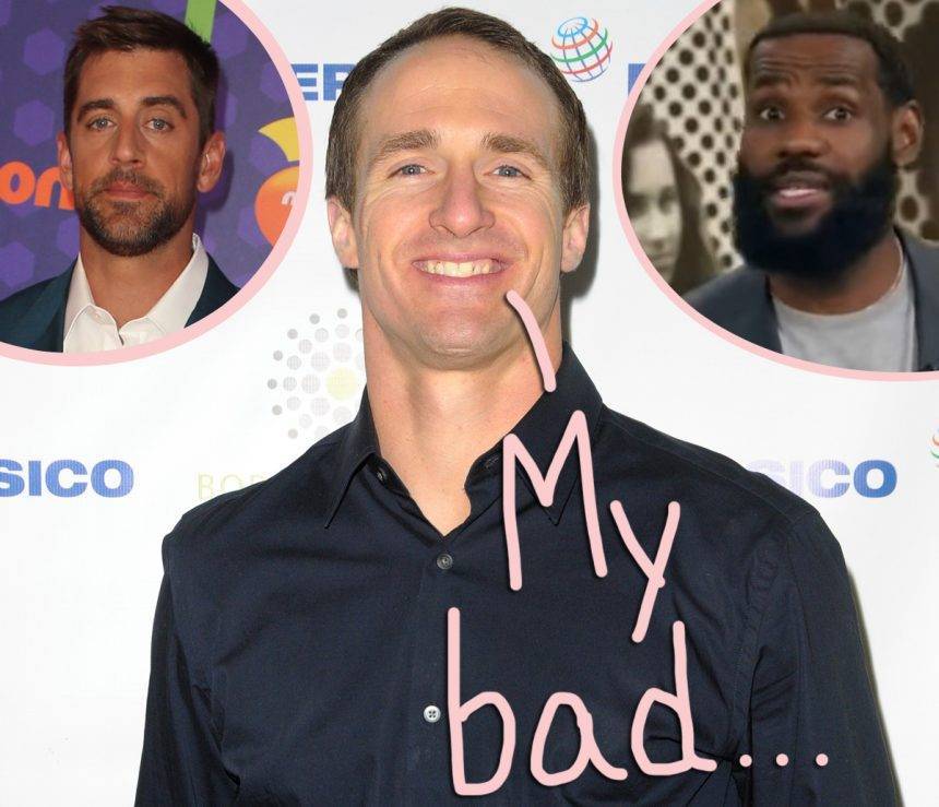 Drew Brees Apologizes For Tone-Deaf ‘Disrespecting The Flag’ Comments After Fellow Athletes Call Him Out! - perezhilton.com - New Orleans