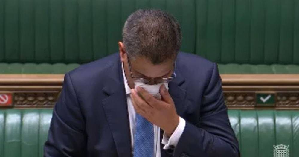 Business Secretary Alok Sharma tests negative for coronavirus after showing symptoms in House of Commons - www.manchestereveningnews.co.uk