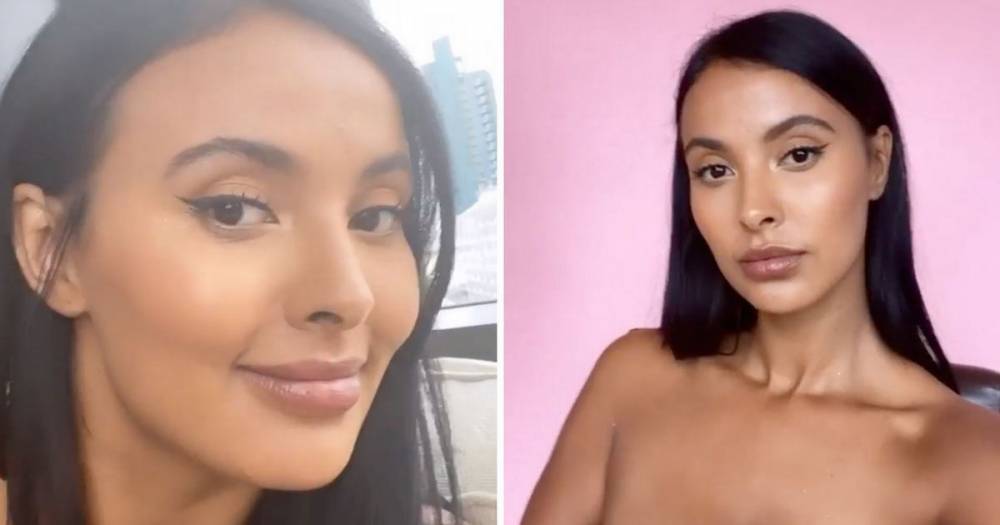 Maya Jama reveals her clever makeup hack to achieve the perfect bronzed eye - www.ok.co.uk