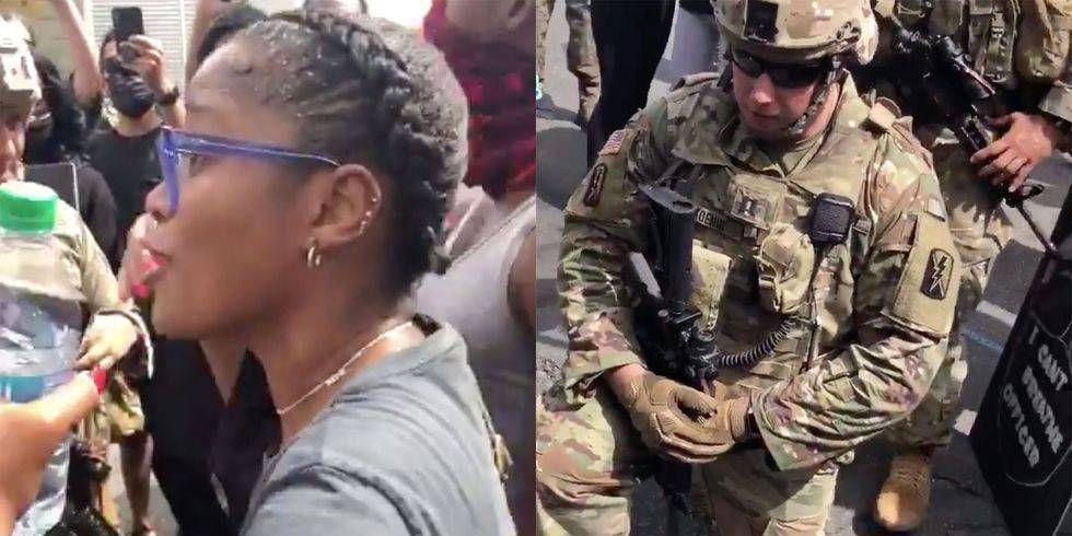 Keke Palmer Convinced the National Guard to Kneel: "If We Are Unified, We Can Create Change" - www.marieclaire.com