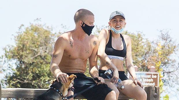 Cody Simpson Miley Cyrus Work Up A Sweat Together While Hiking With Their Dog In LA - hollywoodlife.com - Australia
