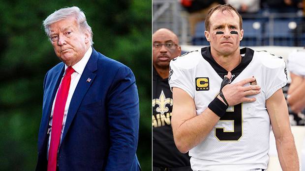 Donald Trump Gets Dragged On Twitter For Shading Drew Brees’ Apology Over Anti-Kneeling Comments - hollywoodlife.com - USA