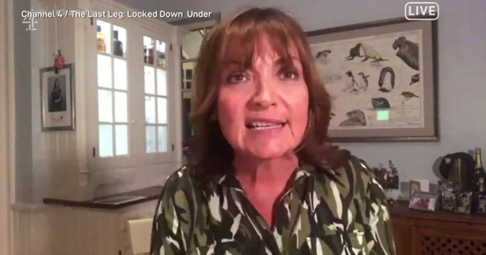 Lorraine Kelly cheekily admits way around lockdown sex ban on The Last Leg - www.manchestereveningnews.co.uk