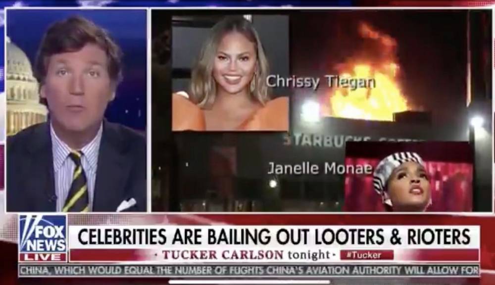 Fox News’ Tucker Carlson Slams Celebs Who ‘Helped Incite’ Riots By Donating To Bail Out Protesters, They Fire Back Hilariously - etcanada.com