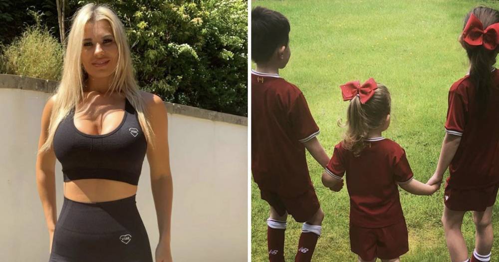 Christine McGuinness is taking things 'one day at a time' as her six year old twins return to school - www.ok.co.uk