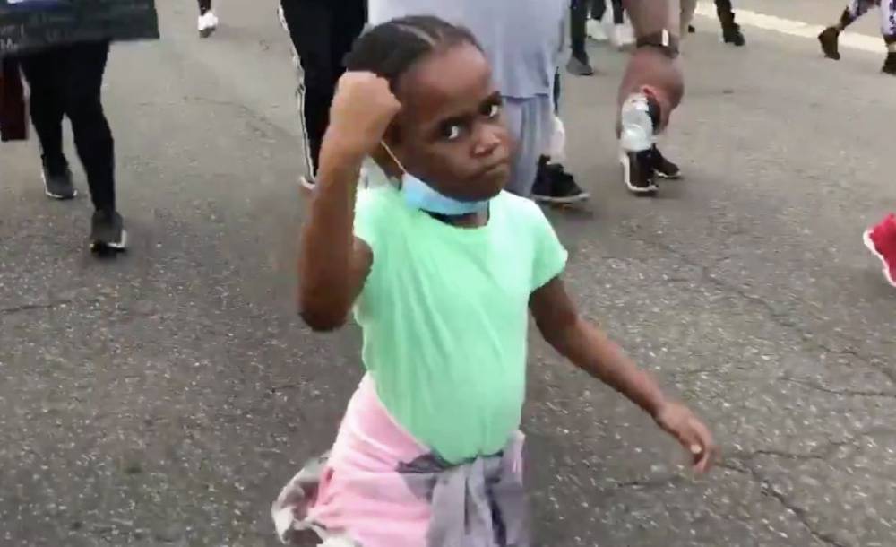7-Year Old Protester Goes Viral, Offers A Powerful Message Of Hope: ‘We Can Get Through This’ - etcanada.com - New York