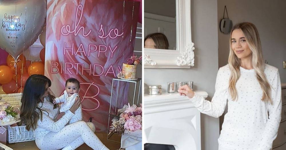 Brooke Vincent's matching mum and baby pyjama set proves hugely popular with fans – here's where to buy - www.ok.co.uk - county Webster