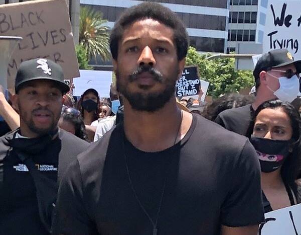 Michael B. Jordan Calls On Hollywood To ''Invest in Black Staff'' During L.A. Protest - www.eonline.com - Los Angeles - Minnesota - Jordan - Minneapolis