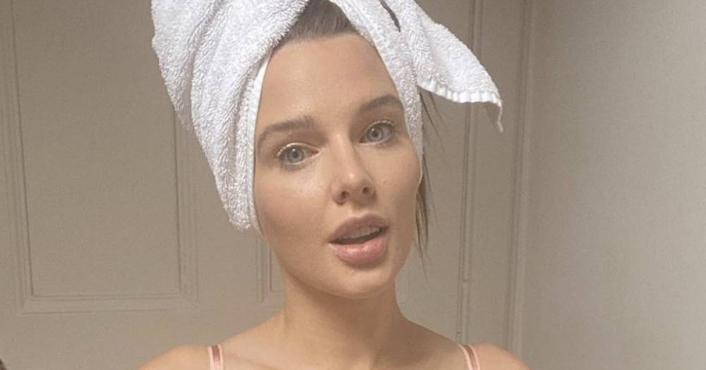 Helen Flanagan poses in lingerie and vows to stop editing photos to be a 'better role model' for her kids - www.ok.co.uk