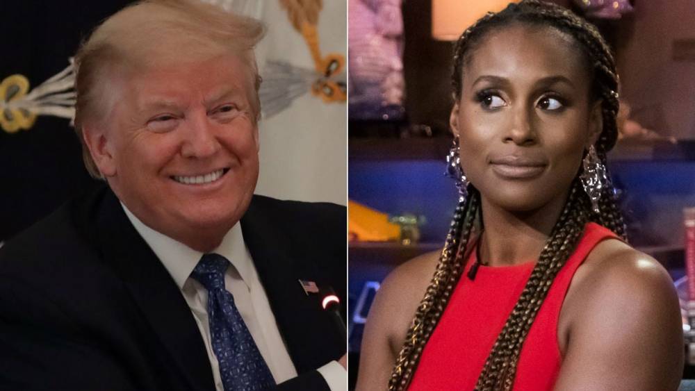 Donald Trump's First Liked Tweet Is About 'Insecure' -- and Issa Rae Is Very Confused - www.etonline.com