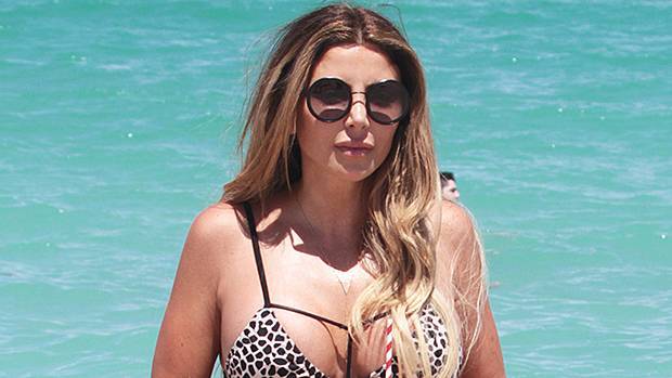 Larsa Pippen, 45, Stuns In Peach Colored Bikini Vows To ‘Spread Happiness’ ‘Positive Vibes’ - hollywoodlife.com - county Peach