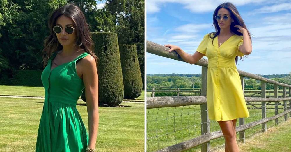 Michelle Keegan stuns in latest Very collection in fashion shoot taken in her back garden - www.ok.co.uk