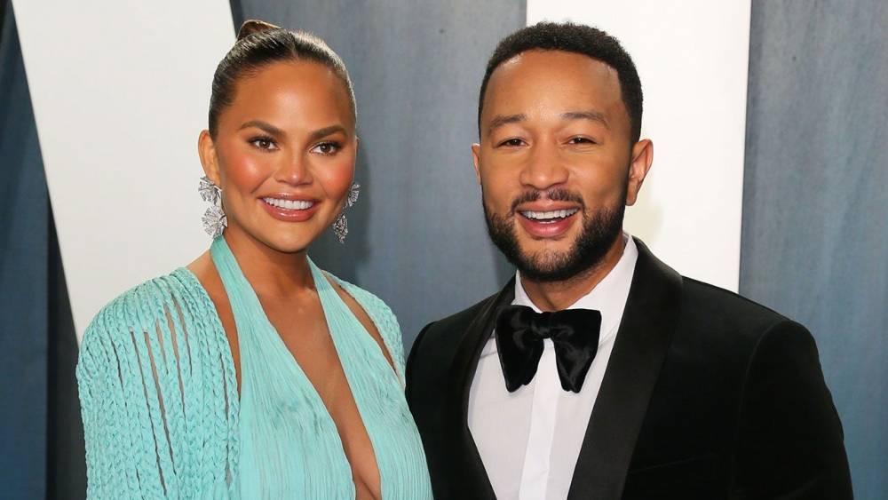 Chrissy Teigen and John Legend Dress Up for Adorable At-Home Tea Party With Their Kids: Pic! - www.etonline.com