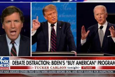 Tucker Carlson Complains ‘Joe Biden Stole Donald Trump’s Lines’ During Debate (Video) - thewrap.com