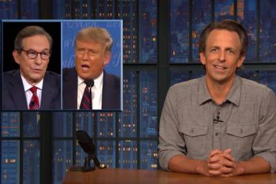 Watch This ‘Late Night With Seth Meyers’ Supercut of Chris Wallace Yelling ‘No!’ at Trump (Video) - thewrap.com