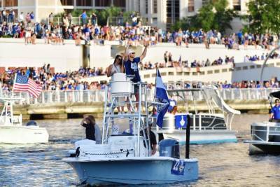Tampa Bay Lightning’s Title Celebration Flouts COVID-19, Lets Fans Drink From Stanley Cup (Video) - thewrap.com - county Bay