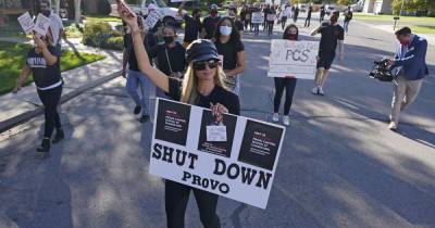 Paris Hilton - Kat Von - Paris Hilton leads protest calling for closure of Utah school - msn.com - Utah - county Canyon - city Provo, county Canyon