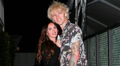 Megan Fox Keeps Close to Boyfriend Machine Gun Kelly During a Friday Night Date - www.justjared.com - Santa Monica