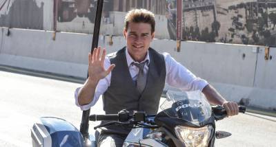 Tom Cruise Rides a Police Bike in Rome for 'Mission: Impossible 7' - www.justjared.com - Italy