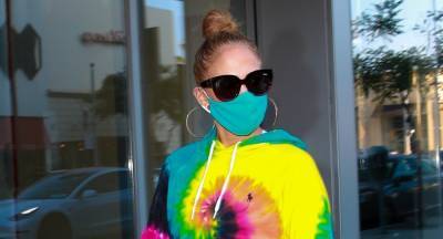 Jennifer Lopez Rocks Tie-Dye While Shopping in Beverly Hills - www.justjared.com - Beverly Hills